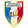 Autocollant Sapeurs-Pompiers triangulaire pour pare-brise