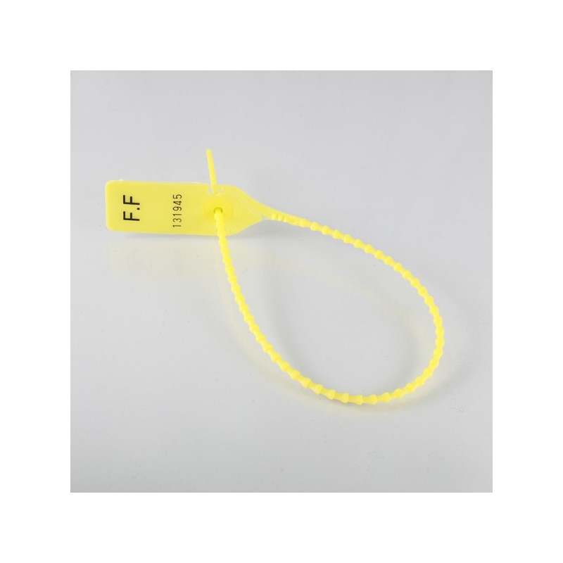 Scéllé plastique jaune