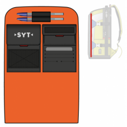 Station textile d'urgence SYT SUV 25D noire