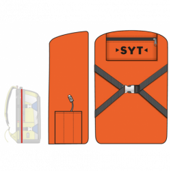 Station textile d'urgence SYT SUV 25D noire