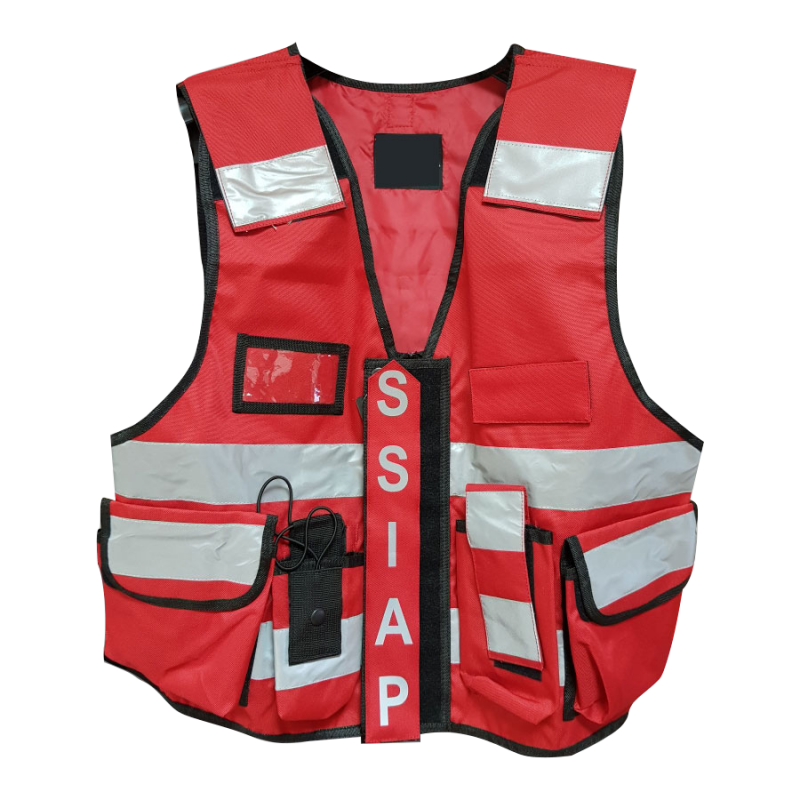 Gilet tactique Thor rouge SSIAP