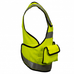 Gilet intervention tactique jaune fluo