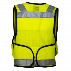 Gilet intervention tactique jaune fluo