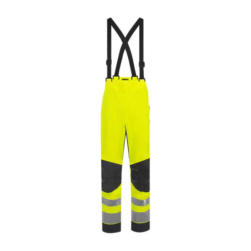 Pantalon de pluie Népal jaune/marine