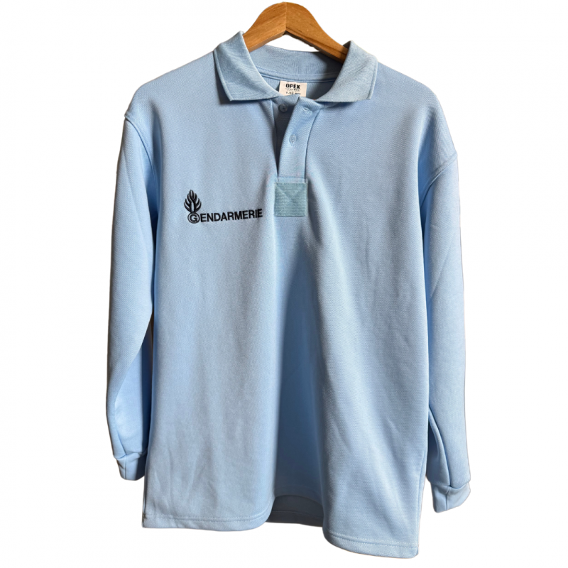 Polo bleu Gendarmerie Homme