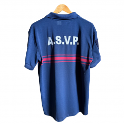 Polo ASVP MC Marine Jacquard