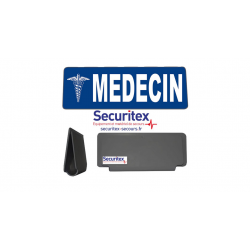 Clip pare-soleil médecin avec caducée